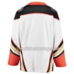 Anaheim Ducks Blank Adidas Weiß Trikot Authentic - Herren